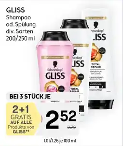 Bipa Gliss shampoo od. spülung Angebot