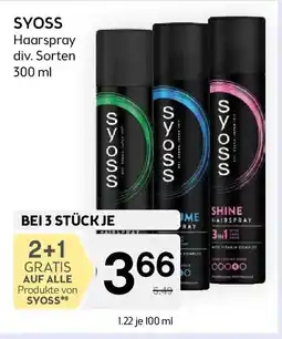 Bipa Syoss haarspray Angebot