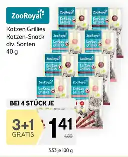 Bipa Katzen grillies katzen snack Angebot