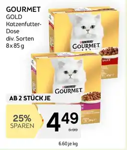 Bipa Gourmet gold katzenfutter dose Angebot