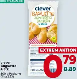 Billa clever Baguette 4 Stk. Angebot