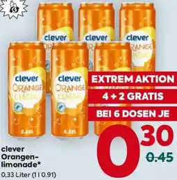 Billa clever Orangen- limonade Angebot