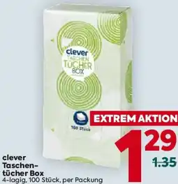 Billa clever Taschen- tücher Box Angebot