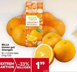 Billa BILLA immer gut Orangen Angebot