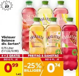 Billa Vöslauer Balance div. Sorten* Angebot