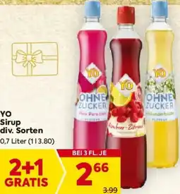 Billa YO Sirup div. Sorten Angebot