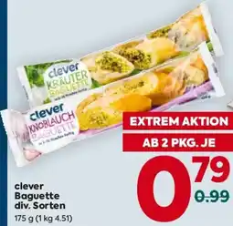 Billa clever Baguette div. Sorten Angebot