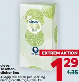 Billa clever Taschen- tücher Box Angebot