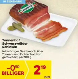 Billa Tannenhof Schwarzwälder Schinken Angebot