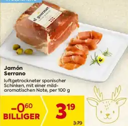 Billa Jamón Serrano Angebot