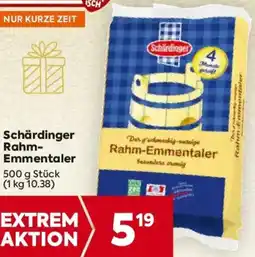 Billa Schärdinger Rahm- Emmentaler Angebot