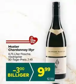 Billa Muster Chardonnay Illyr Angebot