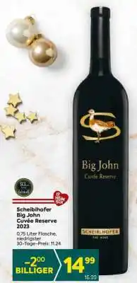 Billa Scheiblhofer Big John Cuvée Reserve 2023 Angebot