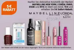 Müller Maybelline new york, l'oréal paris, essie und nyx Angebot