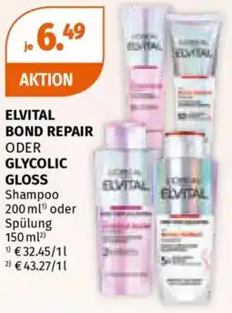 Müller Elvital bond repair oder glycolic gloss Angebot
