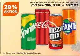 Müller coca cola, fanta, sprite und mezzo mix Angebot