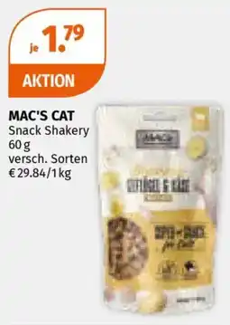 Müller Mac's Cat Snack Shakery Angebot