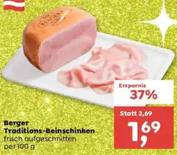 ADEG Berger Traditions-Beinschinken frisch aufgeschnitten Angebot
