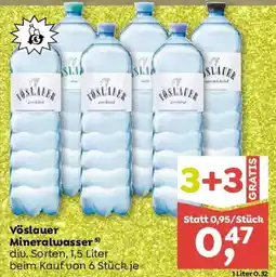 ADEG Vöslauer Mineralwasser 5) Angebot