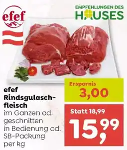 ADEG efef Rindsgulasch- fleisch Angebot