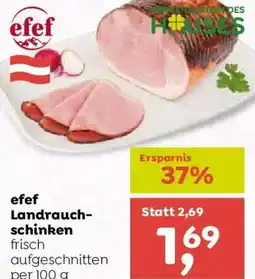 ADEG efef Landrauch- schinken frisch Angebot