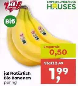 ADEG ja! Natürlich Bio Bananen Angebot