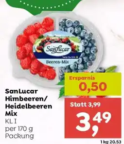 ADEG San Lucar Himbeeren/ Heidelbeeren Mix Angebot