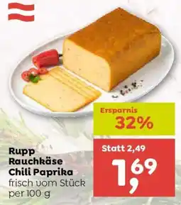 ADEG Rupp Rauchkäse Chili Paprika Angebot