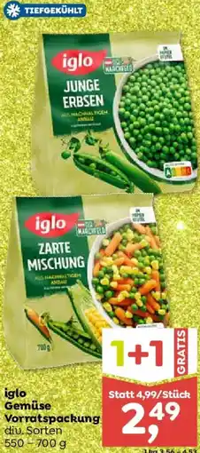 ADEG iglo Gemüse Vorratspackung Angebot
