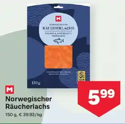 MPreis Norwegischer Räucherlachs Angebot