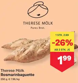 MPreis Therese Mölk Rosmarinbaguette Angebot