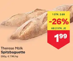 MPreis Therese Mölk Spitzbaguette Angebot