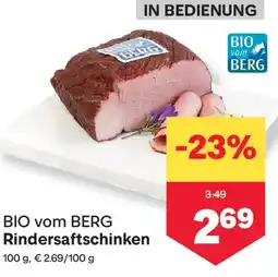 MPreis BIO vom BERG Rindersaftschinken Angebot