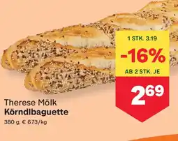 MPreis Therese Mölk Körndlbaguette Angebot