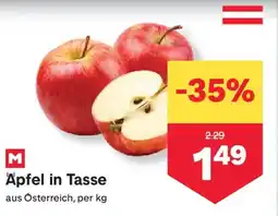 MPreis Apfel in Tasse aus Österreich Angebot