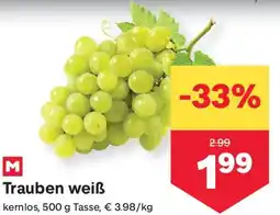MPreis Trauben weiß Angebot