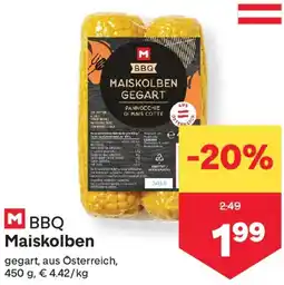 MPreis M BBQ Maiskolben Angebot