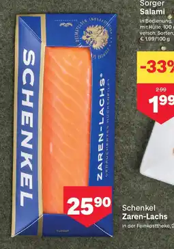 MPreis Schenkel Zaren-Lachs Angebot