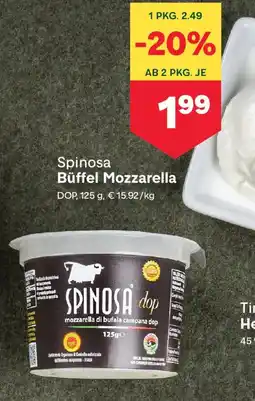 MPreis Spinosa Büffel Mozzarella Angebot