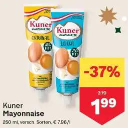 MPreis Kuner Mayonnaise Angebot