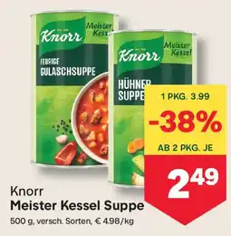MPreis Knorr Meister Kessel Suppe Angebot