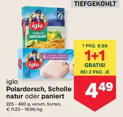 MPreis iglo Polardorsch, Scholle natur oder paniert Angebot