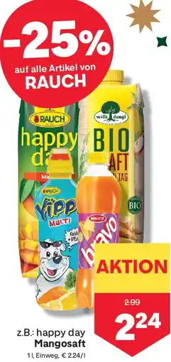 MPreis Z.B.: happy day Mangosaft Angebot