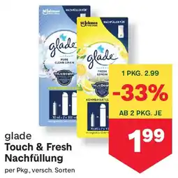 MPreis glade Touch & Fresh Nachfüllung Angebot