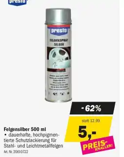 Forstinger Felgensilber Angebot