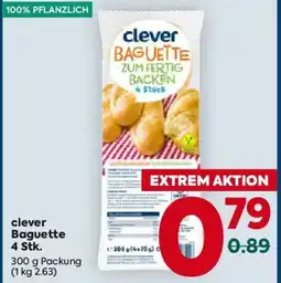Billa clever Baguette 4 Stk Angebot
