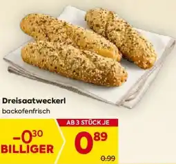 Billa Dreisaatweckerl Angebot