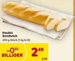 Billa Haubis Sandwich Angebot
