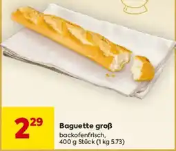 Billa Baguette groß backofenfrisch, Angebot