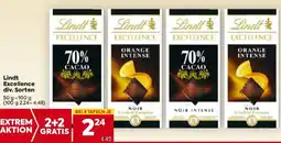 Billa Lindt Excellence div. Sorten Angebot